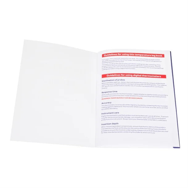 Hygiplas Temperature Log Book