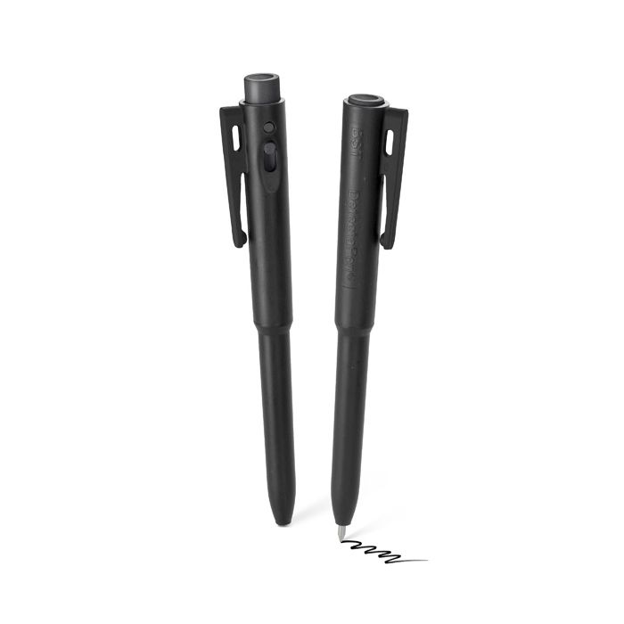 Food Safe Retractable Detectable Pen with Clip in a Range of