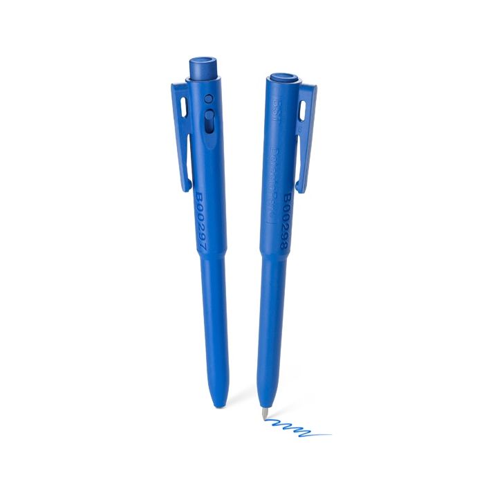 Food Safe Retractable Detectable Pen with Clip in a Range of Colour Options