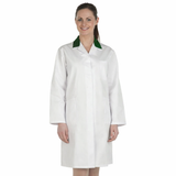 Ladies White Lab Coat with Coloured Collar