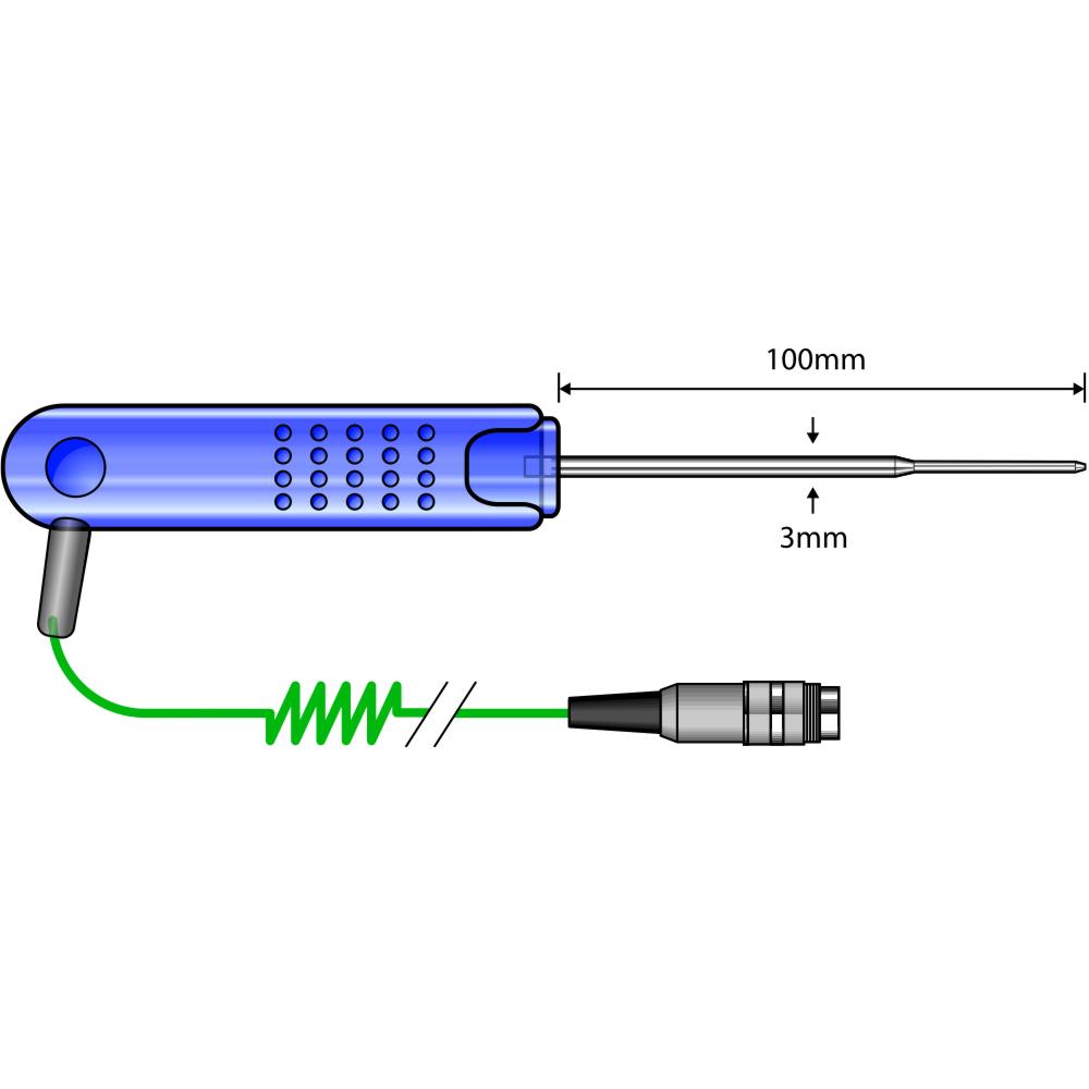 Comark  Thin Tip Penetration Probe - Type T (PT19L)