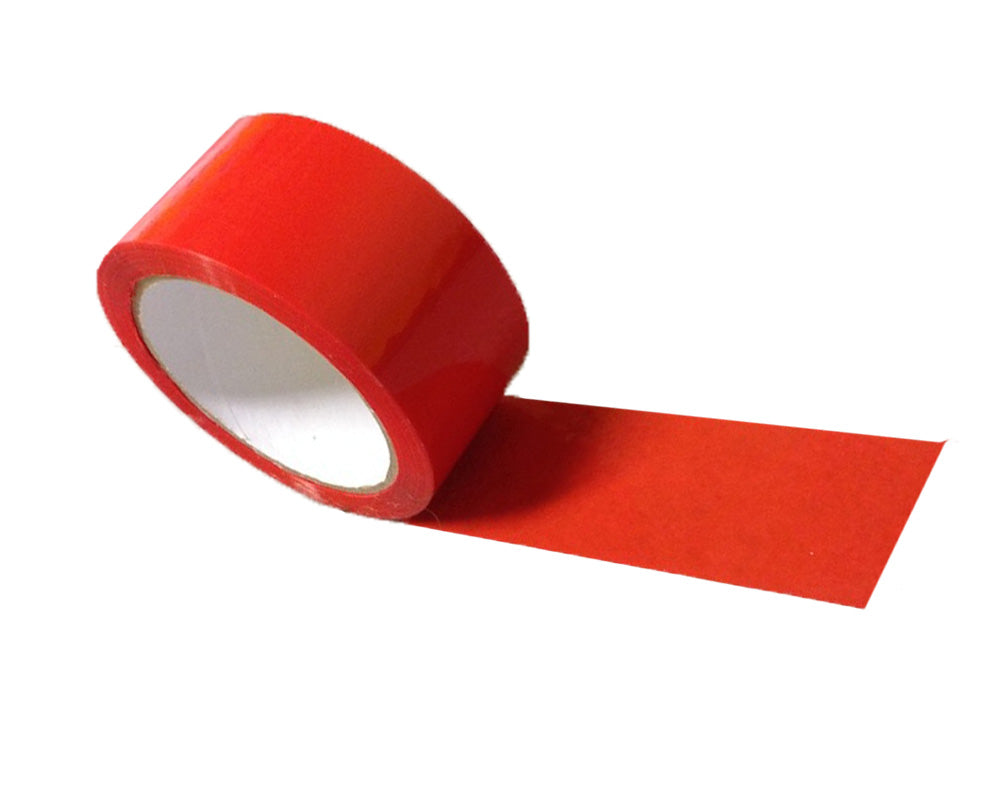 Red Food Grade Polypropylene Packaging Tape – 48mm x 66m