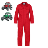 Kids Tractor Emblem "Themed" Coveralls