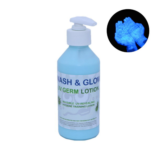UV Hand & Germ Hygiene Training Lotion - Blue or Green