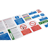 Food Preparation Hygiene & Safety Sign Pack – 15 Self-Adhesive Notices