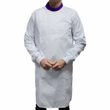 White Howie Lab Coats with Purple Coloured Collar